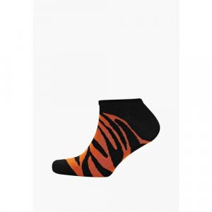 Носки , размер 35-39, черный, оранжевый Big Bang Socks. Цвет: оранжевый/черный