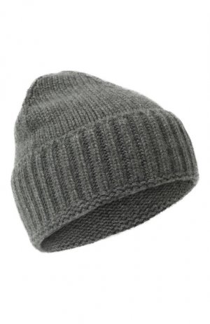 Кашемировая шапка Moorer. Цвет: серый