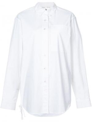 Поплиновая рубашка PSWL Proenza Schouler. Цвет: белый