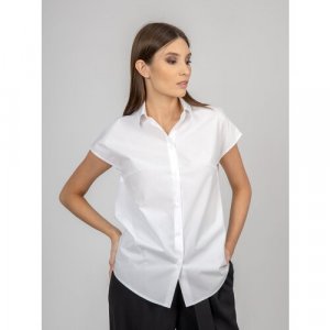 Блуза , размер 48, белый ЭНСО. Цвет: белый