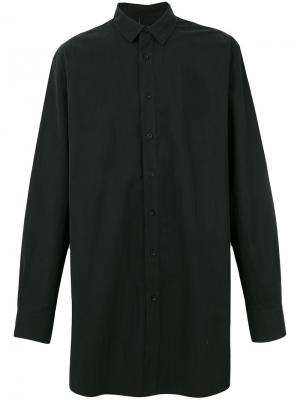 Удлиненная рубашка со шнуровкой сзади D.Gnak. Цвет: чёрный
