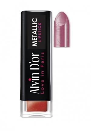 Помада Alvin Dor D'or Metallic Lipstick Тон 07. Цвет: розовый