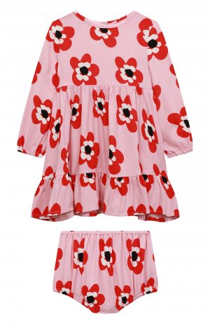 Комплект из платья и шорт Stella McCartney. Цвет: розовый