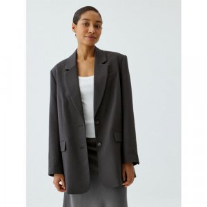 Пиджак , размер XL INT, серый Sela. Цвет: серый