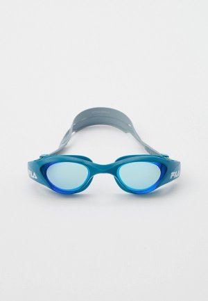 Очки для плавания Fila. Цвет: бирюзовый
