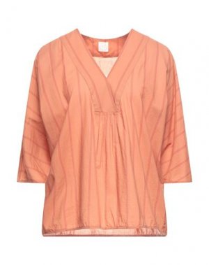 Блузка DES PETITS HAUTS. Цвет: лососево-розовый