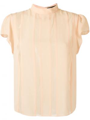 Silk blouse Talie Nk. Цвет: жёлтый и оранжевый