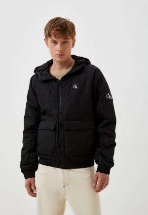 Куртка утепленная Calvin Klein Jeans. Цвет: черный