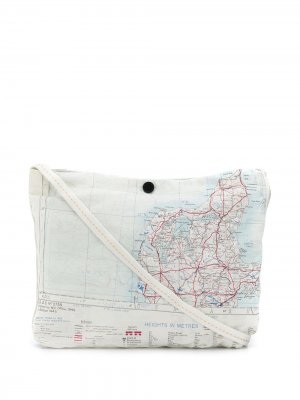 Маленькая сумка на плечо Maps Raeburn. Цвет: белый