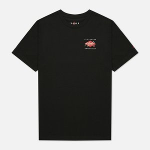 Мужская футболка Essentials Air GFX Crew Jordan. Цвет: чёрный