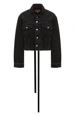 Джинсовая куртка MM6. Цвет: чёрный