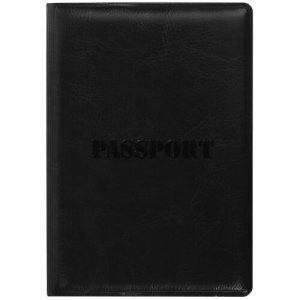 Обложка для паспорта 237599, черный STAFF. Цвет: черный