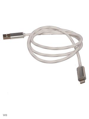 Кабель-переходник светящийся USB-8pin белый (CBL710-U8-10W) WIIIX 1м. Цвет: белый