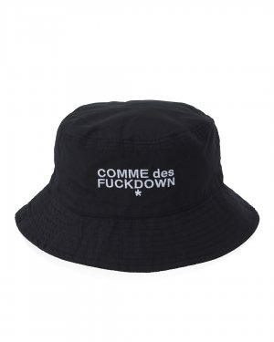 Шляпа COMME des FUCKDOWN. Цвет: черный
