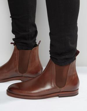 Кожаные ботинки челси Tamper Hudson London. Цвет: коричневый