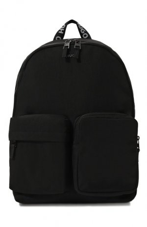 Текстильный рюкзак HUGO. Цвет: чёрный
