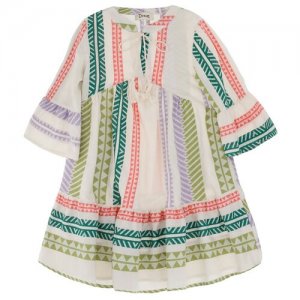 Платье для девочки DIXIE AB79304G39 цвет салатовый размер 128 см. Цвет: зеленый