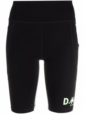 Спортивные шорты с логотипом DKNY. Цвет: черный
