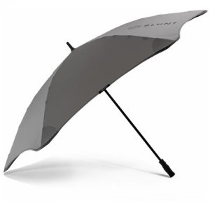 Зонт-трость , автомат, купол 146 см., серый Blunt. Цвет: серый