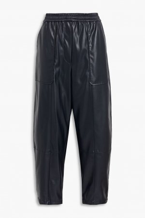 Укороченные зауженные брюки из искусственной кожи 3.1 PHILLIP LIM, синий Lim