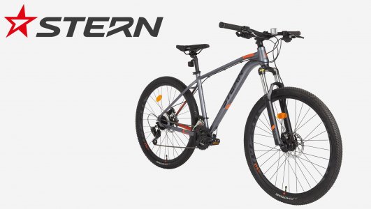 Велосипед горный Motion 1.0 27,5, Серый, размер 165-175 Stern