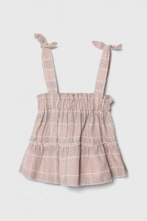 Детская хлопковая юбка , розовый Jamiks