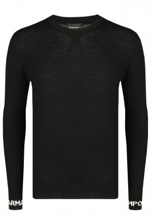 Пуловер EMPORIO ARMANI. Цвет: черный
