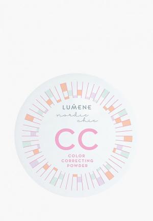 Пудра Lumene Nordic Chic CC тон 3, 8 г. Цвет: прозрачный