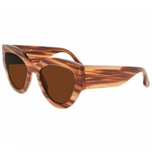 Солнцезащитные очки, коричневый VICTORIA BECKHAM. Цвет: коричневый