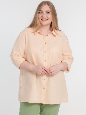 Рубашка Limonti. Цвет: персиковый