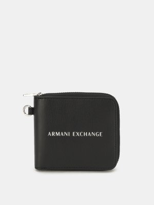 Портмоне Armani Exchange. Цвет: черный