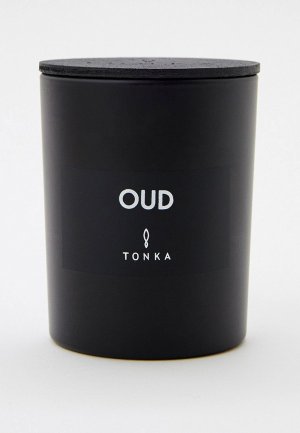 Свеча ароматическая Tonka OUD, 250 мл.. Цвет: черный