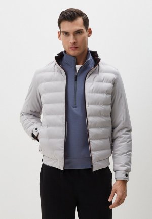 Куртка утепленная Urban Fashion for Men. Цвет: серый