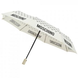 Зонт Moschino. Цвет: белый