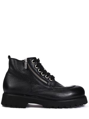 Кожаные ботинки Rocco P. Цвет: черный
