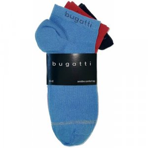 Носки , размер 39-42, голубой Bugatti. Цвет: голубой