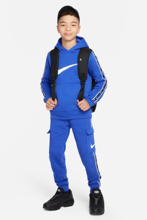 Спортивная одежда Пуловер из флиса с капюшоном , синий Nike