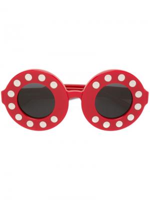 Солнцезащитные очки с круглой оправой Linda Farrow