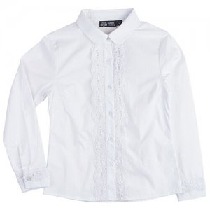 Блузка для девочек AW19SC4; ; размер: 6-7; цвет: белый Daniele Patrici. Цвет: белый