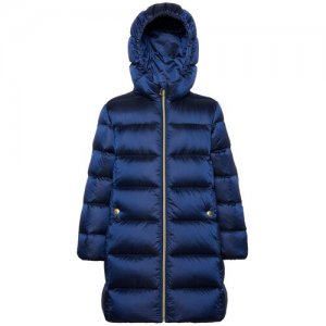 Пальто для женщин K HIMALAYA GIRL цвет темно-синий, размер 8Y GEOX. Цвет: синий