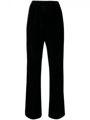 Бархатные спортивные брюки Raf Simons. Цвет: черный