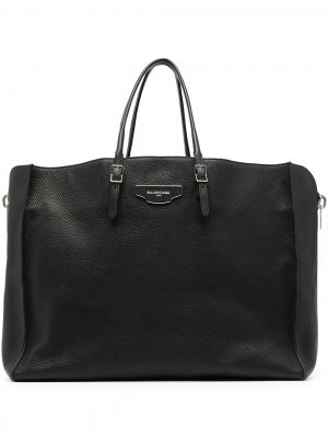 Большая сумка-тоут Balenciaga Pre-Owned. Цвет: черный
