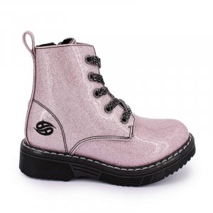 Розовые ботинки на шнуровке 47dg701670760 t23/30 Детские DOCKERS BY GERLI