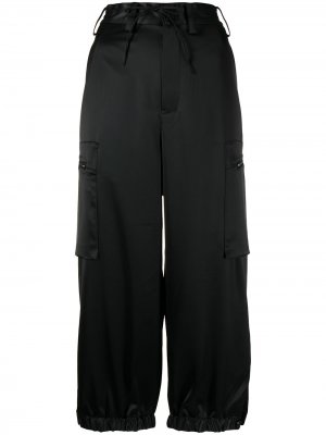 Укороченные спортивные брюки Y-3. Цвет: черный