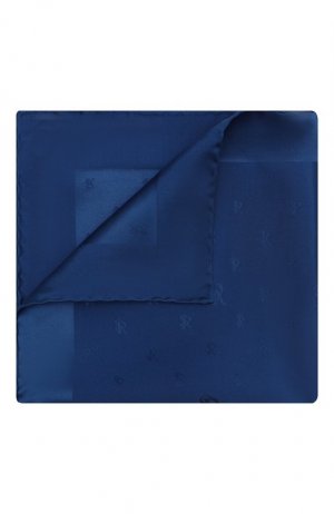 Шелковый платок Stefano Ricci. Цвет: синий