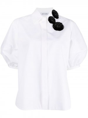 3D-detail blouse Dice Kayek. Цвет: белый