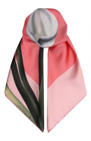 Шелковый платок Lanvin. Цвет: розовый