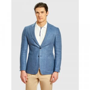 Пиджак , размер 48, голубой KANZLER. Цвет: голубой