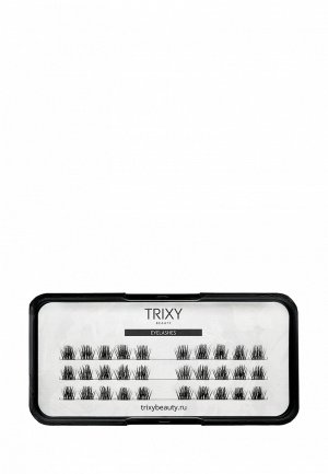 Ресницы накладные Trixy Beauty Trendy (0.10 мм, 10 мм). Цвет: черный