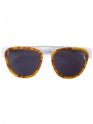 Солнцезащитные очки Sodapop II Smoke X Mirrors. Цвет: белый